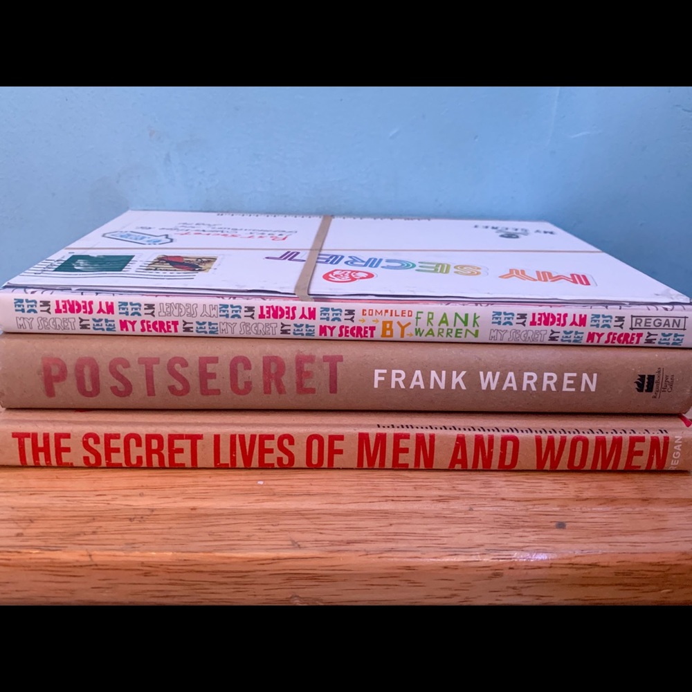 bundle of 3 post secret books